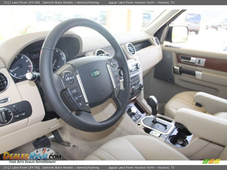 2012 Land Rover LR4 HSE Santorini Black Metallic / Almond/Nutmeg Photo #4