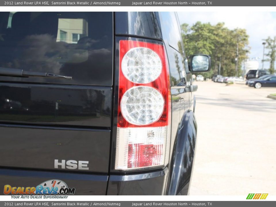 2012 Land Rover LR4 HSE Santorini Black Metallic / Almond/Nutmeg Photo #7