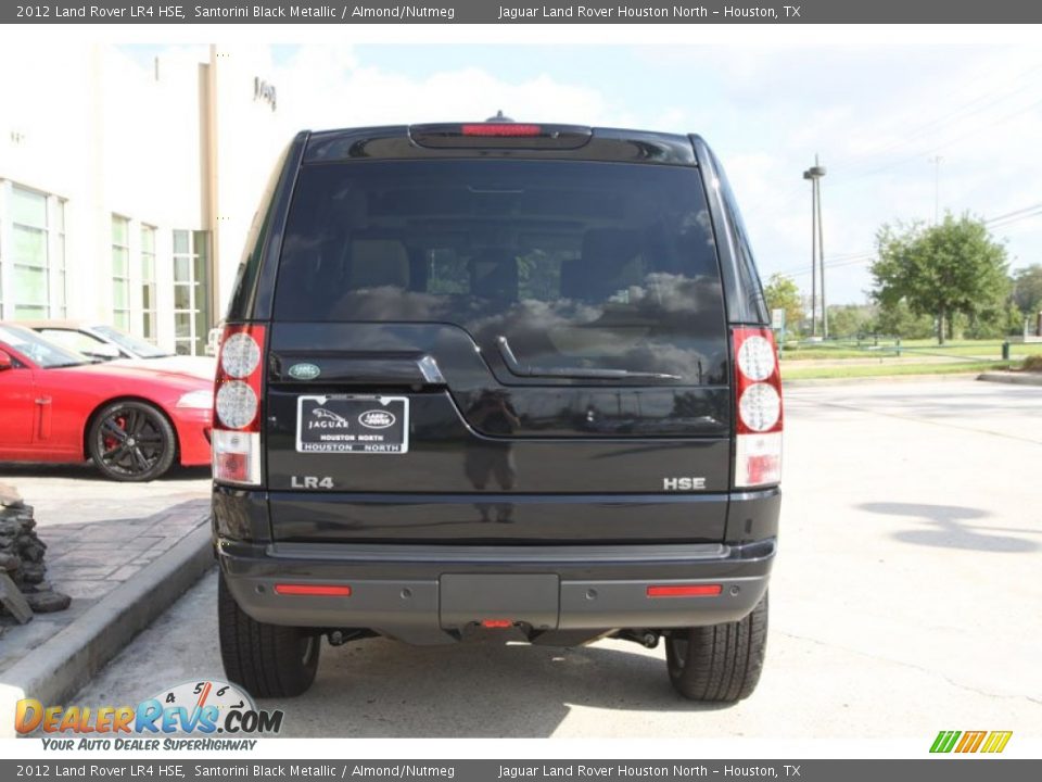 2012 Land Rover LR4 HSE Santorini Black Metallic / Almond/Nutmeg Photo #8
