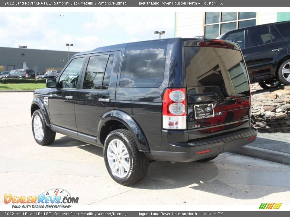 2012 Land Rover LR4 HSE Santorini Black Metallic / Almond/Nutmeg Photo #10