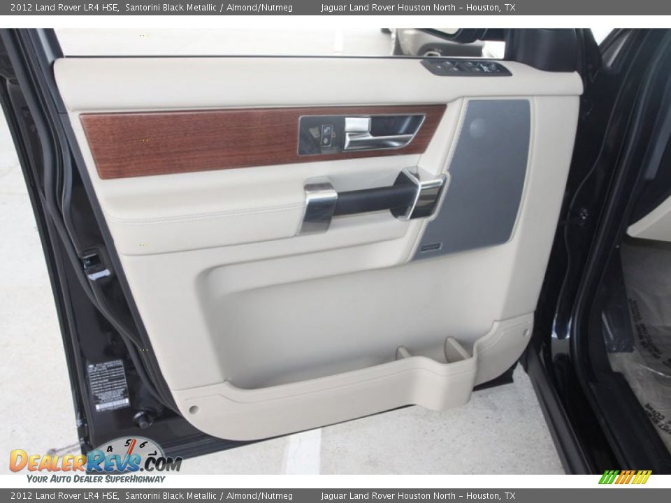 2012 Land Rover LR4 HSE Santorini Black Metallic / Almond/Nutmeg Photo #12