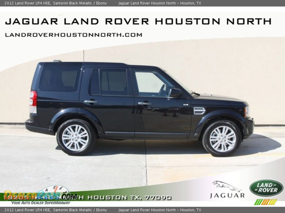 2012 Land Rover LR4 HSE Santorini Black Metallic / Ebony Photo #1