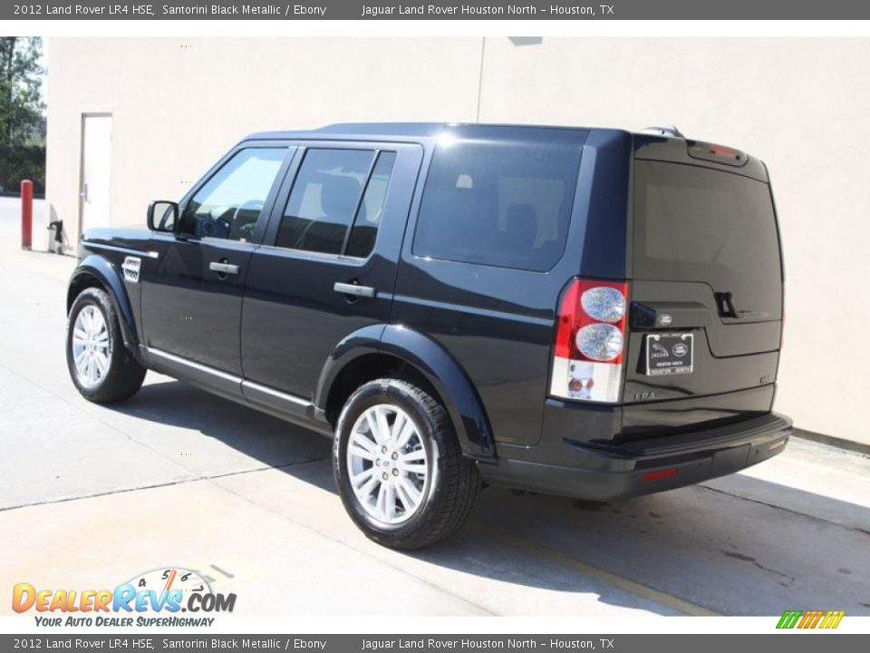 2012 Land Rover LR4 HSE Santorini Black Metallic / Ebony Photo #10