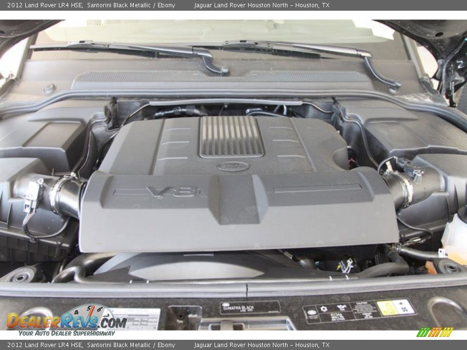 2012 Land Rover LR4 HSE Santorini Black Metallic / Ebony Photo #25