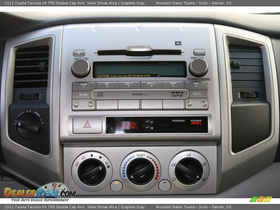 2011 Toyota Tacoma V6 TRD Double Cab 4x4 Silver Streak Mica / Graphite Gray Photo #8