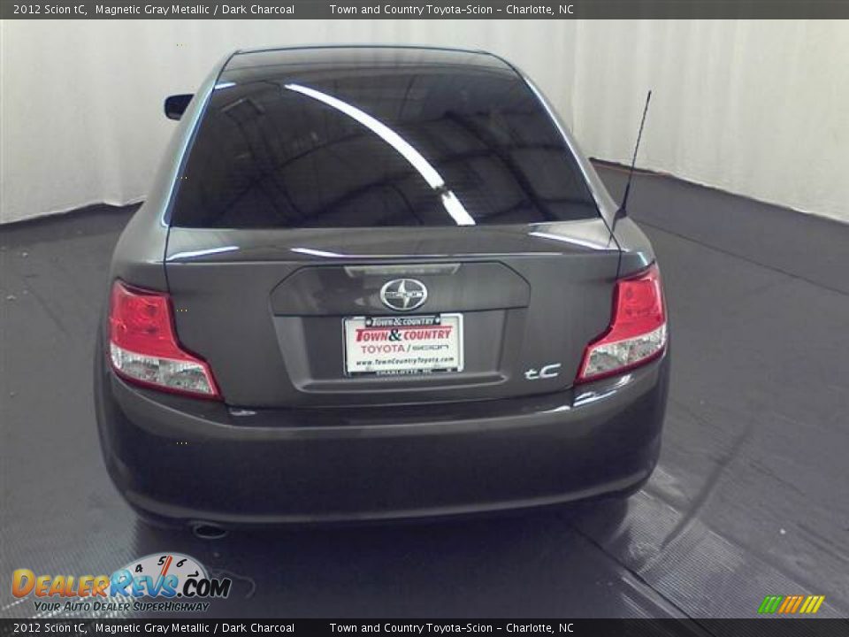 2012 Scion tC Magnetic Gray Metallic / Dark Charcoal Photo #3