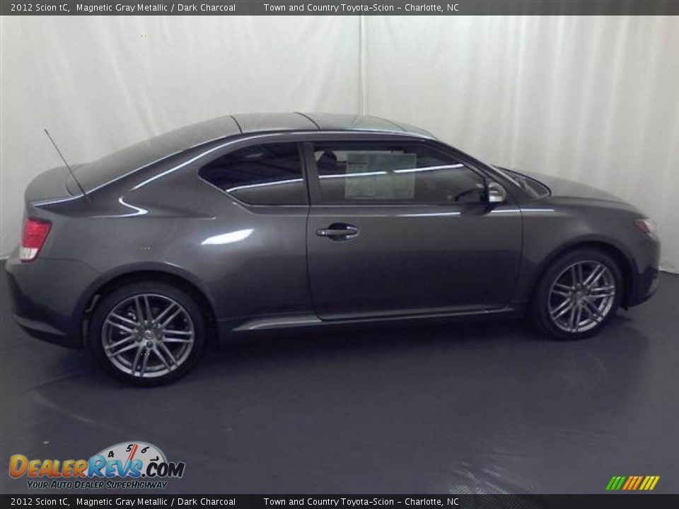 2012 Scion tC Magnetic Gray Metallic / Dark Charcoal Photo #4