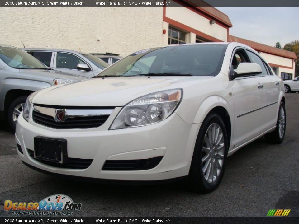 2008 Saturn Aura XR Cream White / Black Photo #1