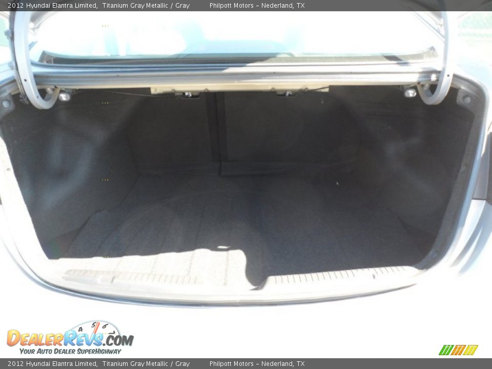2012 Hyundai Elantra Limited Titanium Gray Metallic / Gray Photo #17