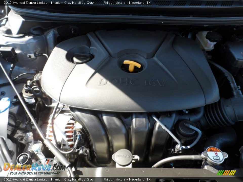 2012 Hyundai Elantra Limited Titanium Gray Metallic / Gray Photo #18