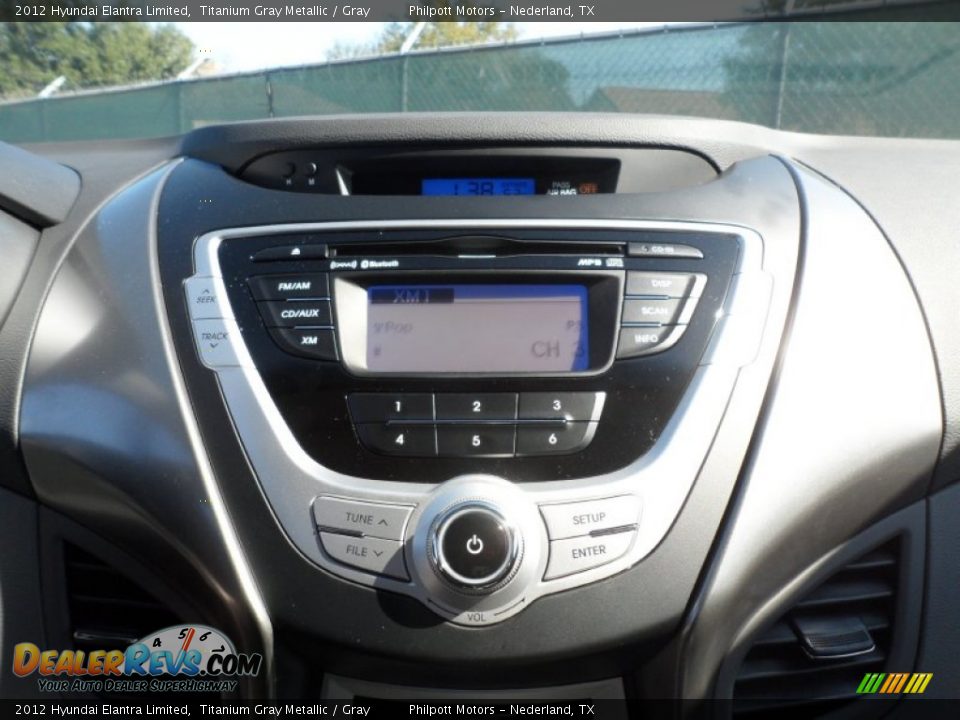 2012 Hyundai Elantra Limited Titanium Gray Metallic / Gray Photo #29
