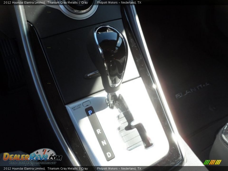 2012 Hyundai Elantra Limited Titanium Gray Metallic / Gray Photo #31