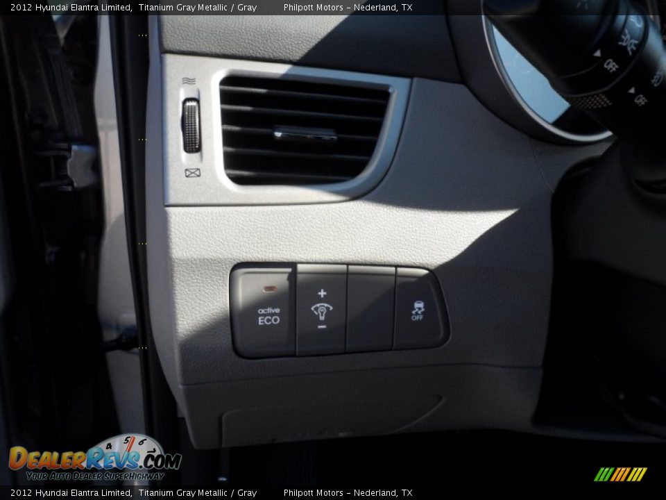2012 Hyundai Elantra Limited Titanium Gray Metallic / Gray Photo #34
