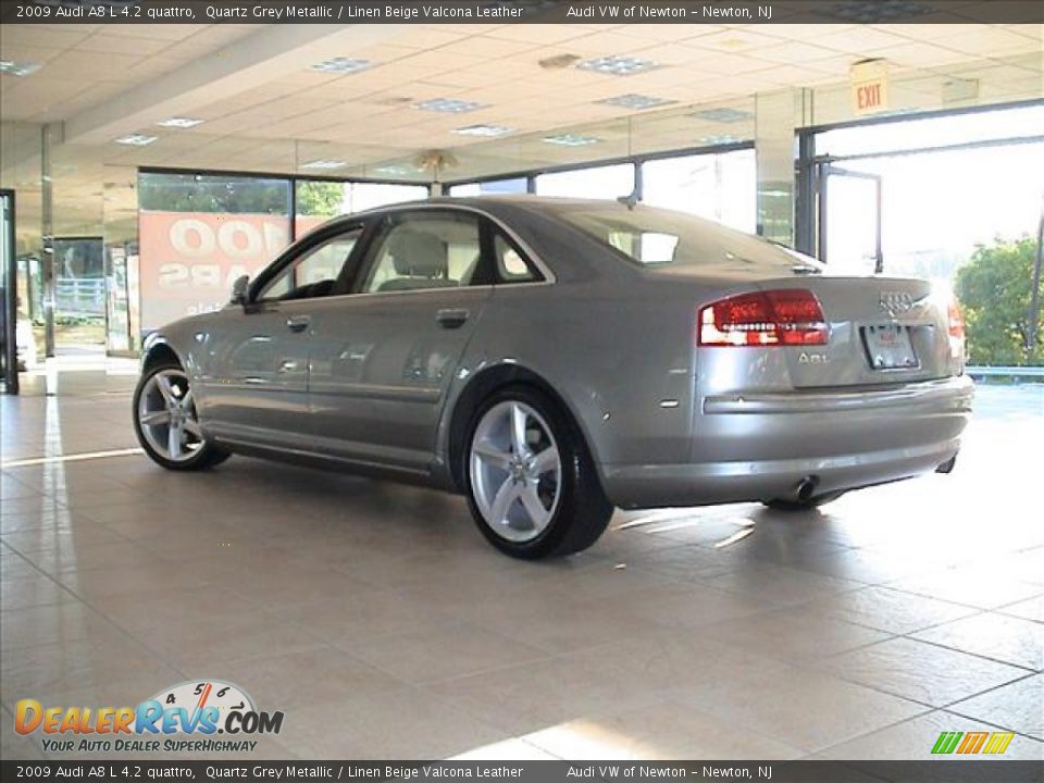 Quartz Grey Metallic 2009 Audi A8 L 4.2 quattro Photo #5