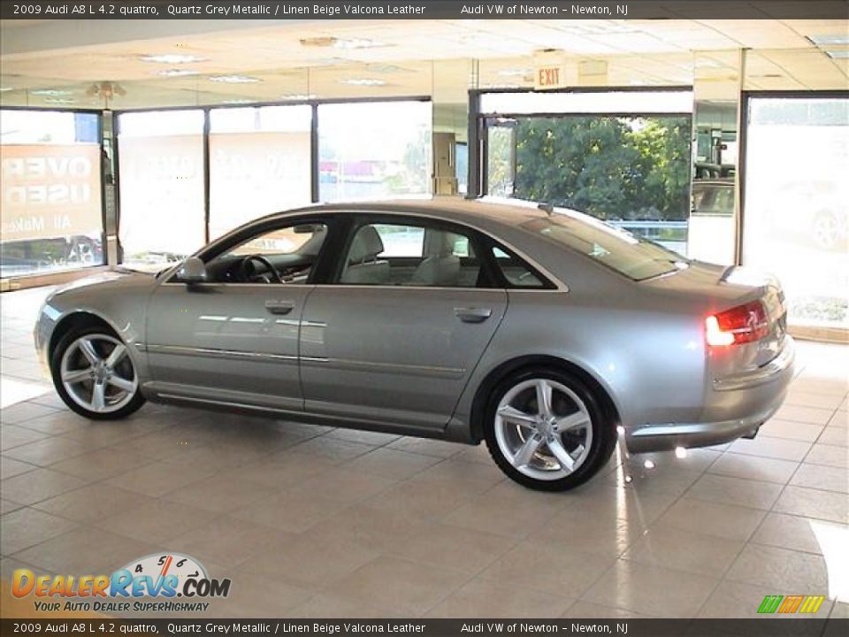 Quartz Grey Metallic 2009 Audi A8 L 4.2 quattro Photo #26