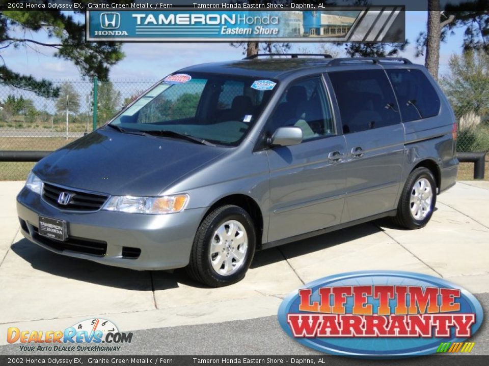 2002 Honda Odyssey EX Granite Green Metallic / Fern Photo #1