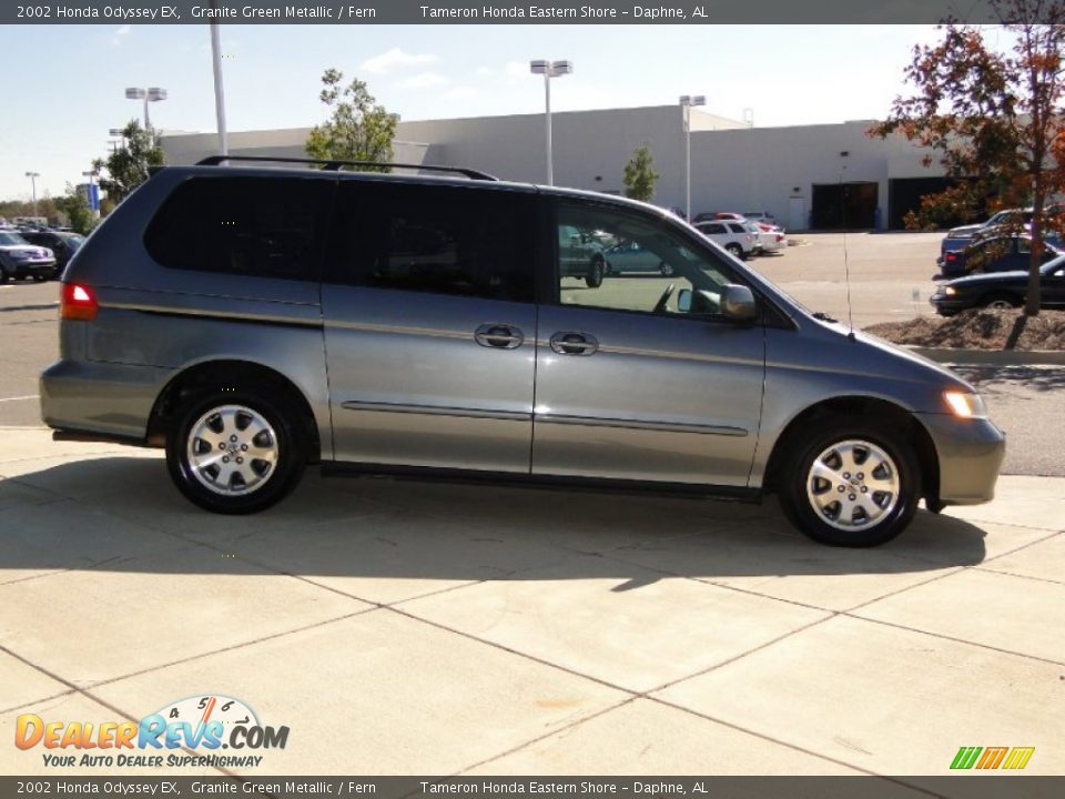 2002 Honda Odyssey EX Granite Green Metallic / Fern Photo #4