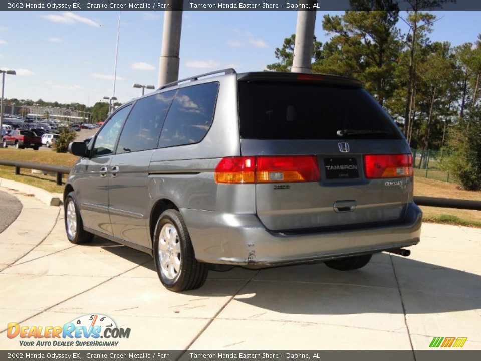 2002 Honda Odyssey EX Granite Green Metallic / Fern Photo #6