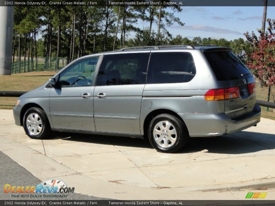 2002 Honda Odyssey EX Granite Green Metallic / Fern Photo #7