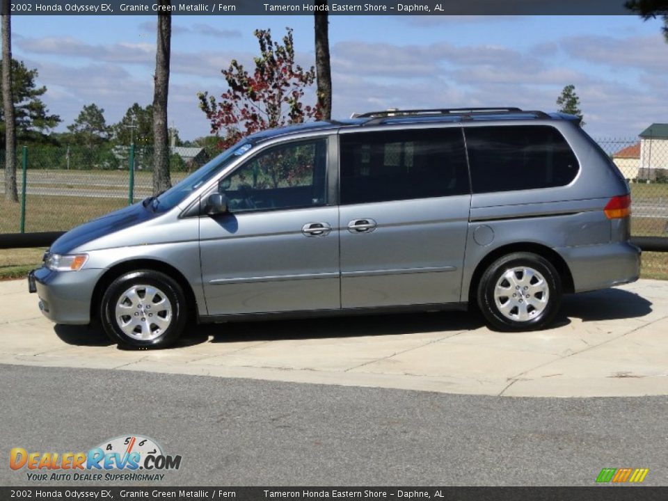 2002 Honda Odyssey EX Granite Green Metallic / Fern Photo #8