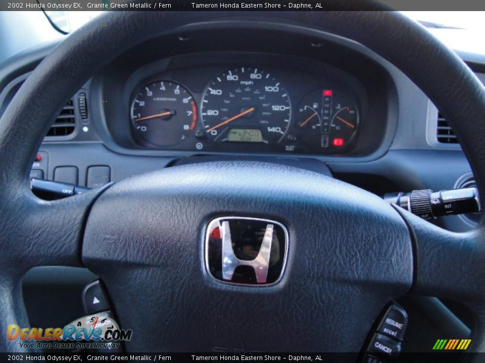 2002 Honda Odyssey EX Granite Green Metallic / Fern Photo #17