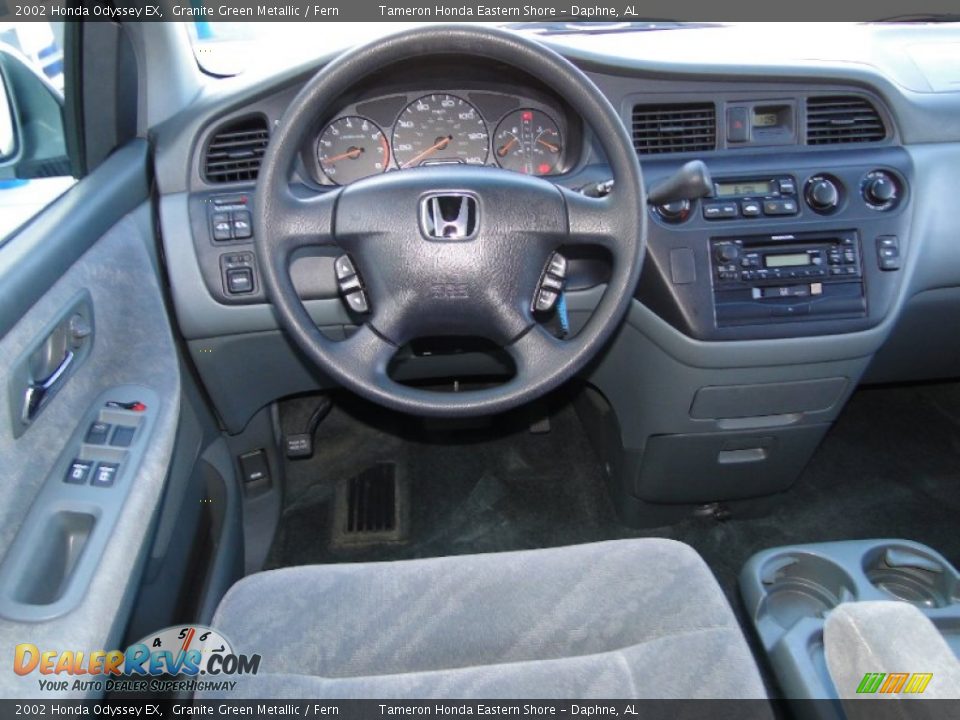 2002 Honda Odyssey EX Granite Green Metallic / Fern Photo #20