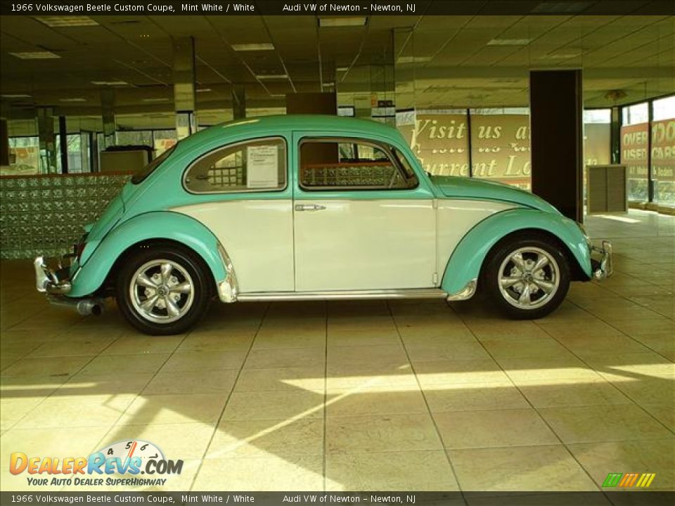 Mint White 1966 Volkswagen Beetle Custom Coupe Photo #5
