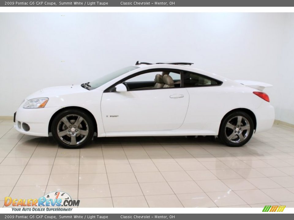 Summit White 2009 Pontiac G6 GXP Coupe Photo #4