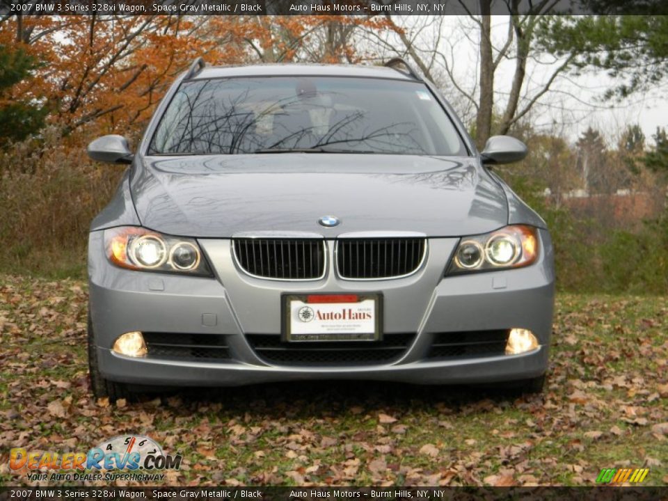 2007 BMW 3 Series 328xi Wagon Space Gray Metallic / Black Photo #14