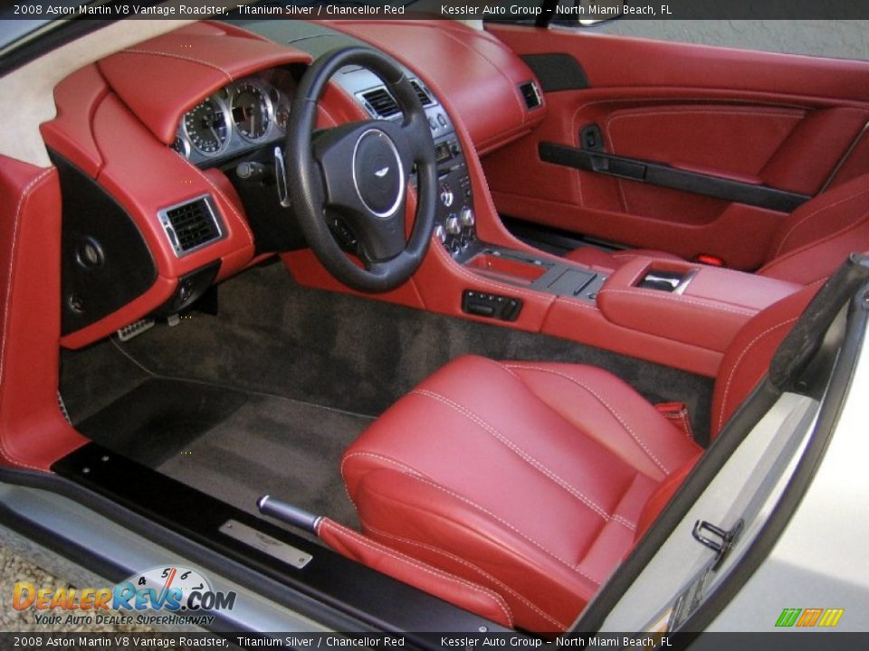 Chancellor Red Interior 2008 Aston Martin V8 Vantage