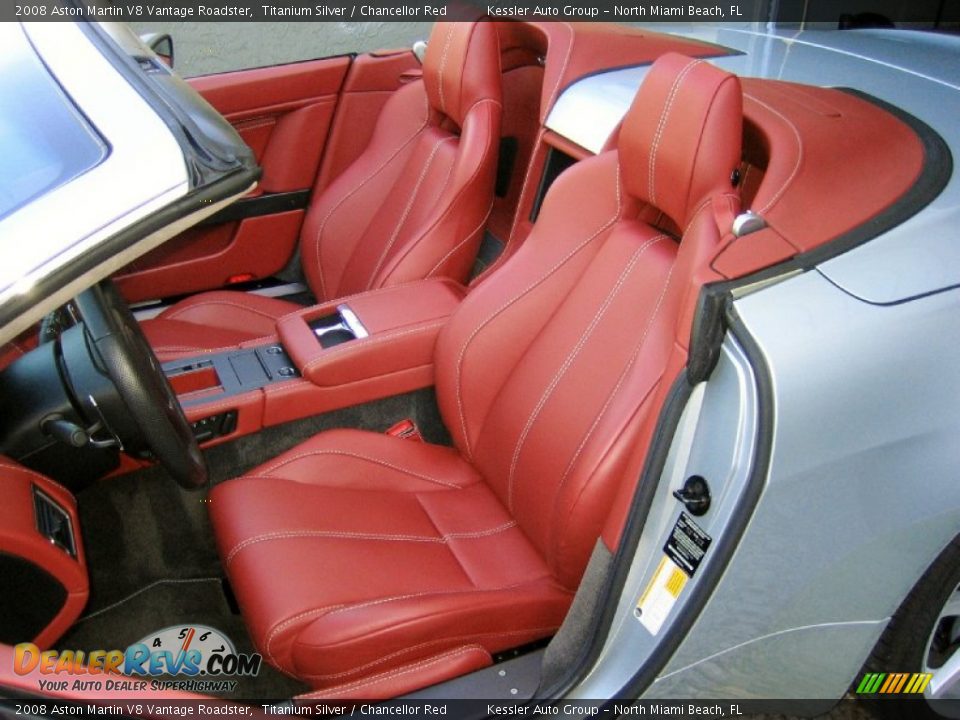 Chancellor Red Interior 2008 Aston Martin V8 Vantage