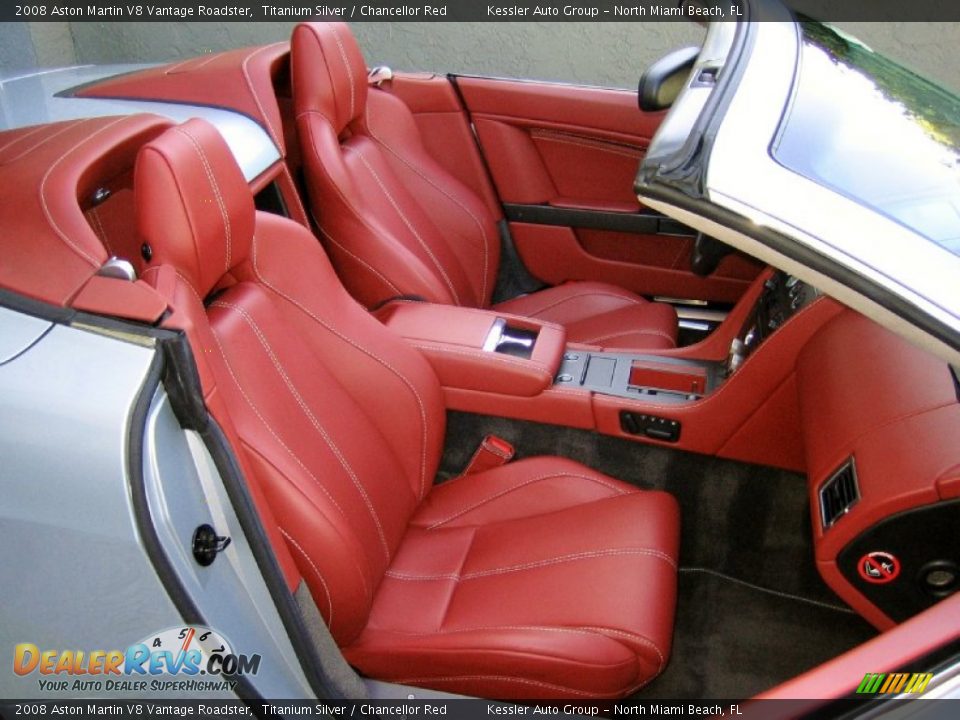 Chancellor Red Interior 2008 Aston Martin V8 Vantage