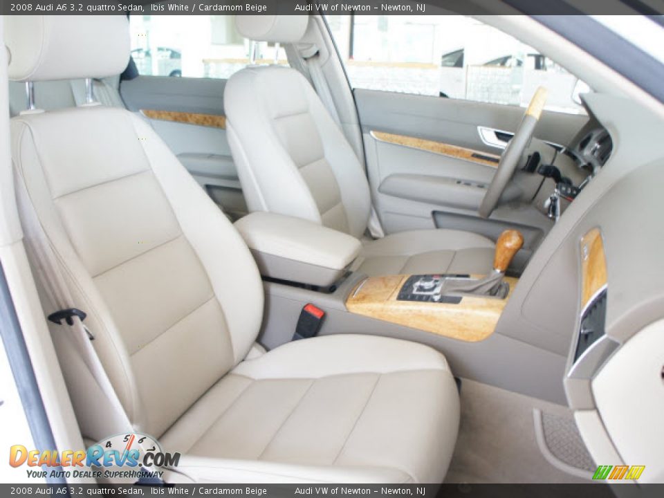2008 Audi A6 3.2 quattro Sedan Ibis White / Cardamom Beige Photo #9