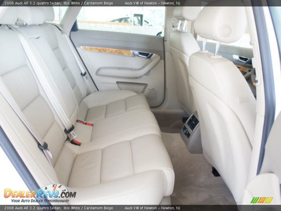 2008 Audi A6 3.2 quattro Sedan Ibis White / Cardamom Beige Photo #15