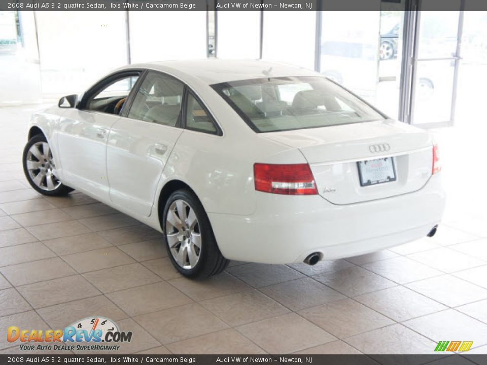 2008 Audi A6 3.2 quattro Sedan Ibis White / Cardamom Beige Photo #16