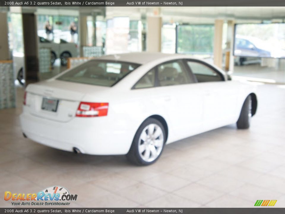 2008 Audi A6 3.2 quattro Sedan Ibis White / Cardamom Beige Photo #17