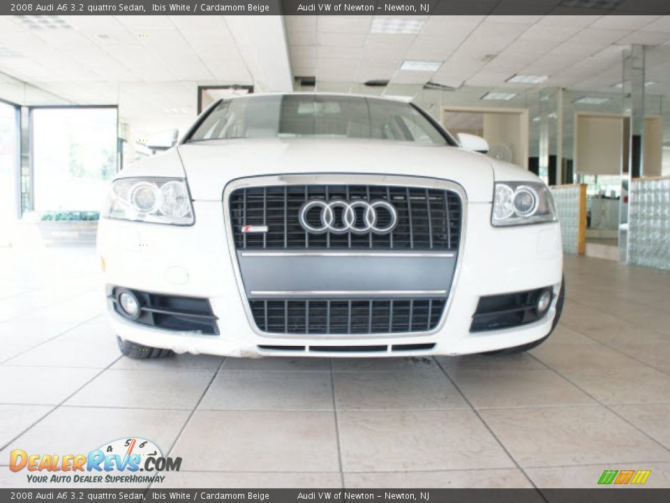 2008 Audi A6 3.2 quattro Sedan Ibis White / Cardamom Beige Photo #19