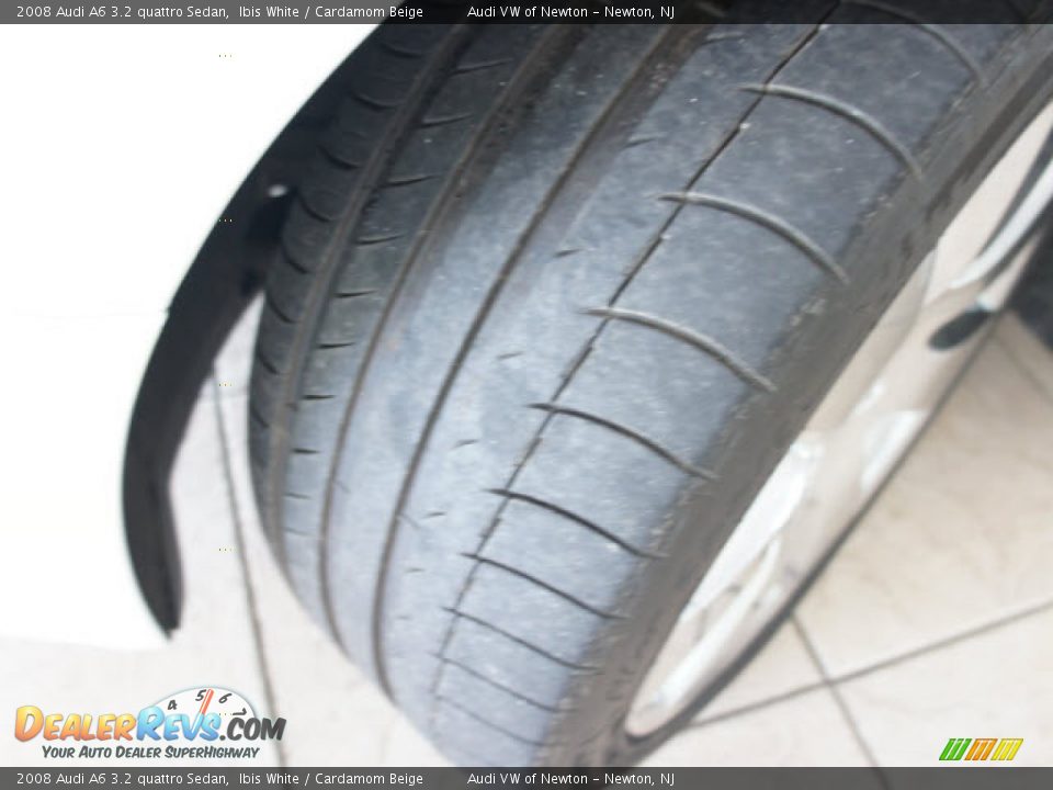 2008 Audi A6 3.2 quattro Sedan Ibis White / Cardamom Beige Photo #21