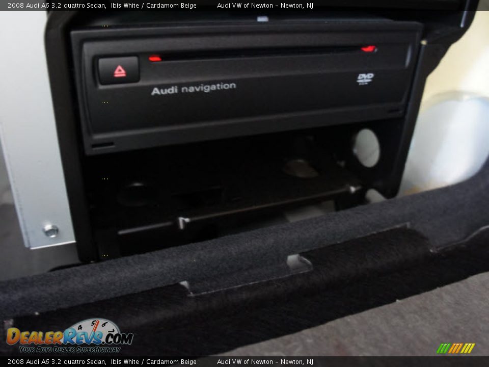 2008 Audi A6 3.2 quattro Sedan Ibis White / Cardamom Beige Photo #26