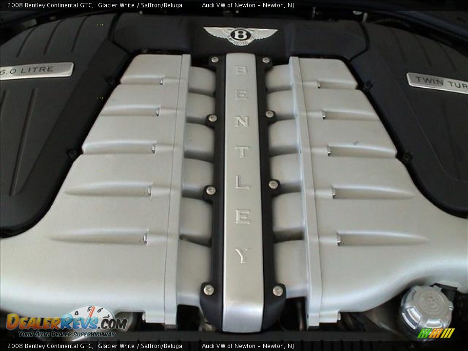 2008 Bentley Continental GTC  6.0L Twin-Turbocharged DOHC 48V VVT W12 Engine Photo #11