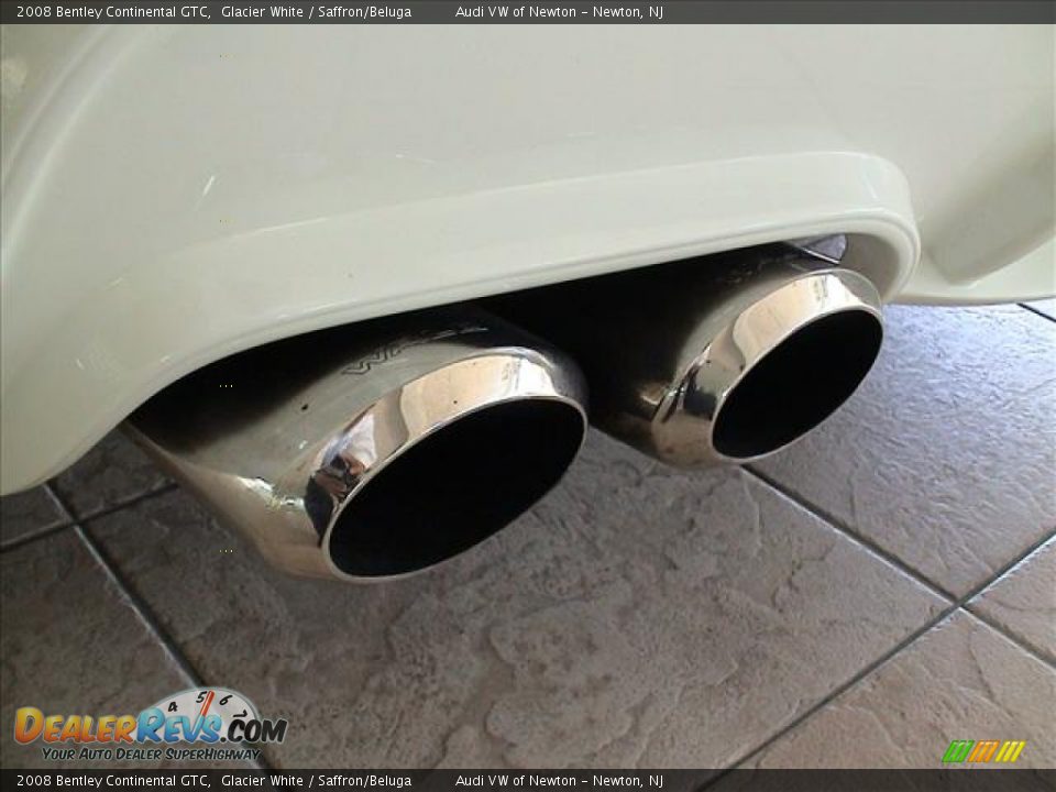 2008 Bentley Continental GTC Glacier White / Saffron/Beluga Photo #23