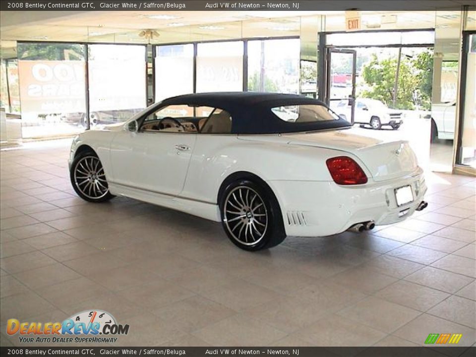 2008 Bentley Continental GTC Glacier White / Saffron/Beluga Photo #25