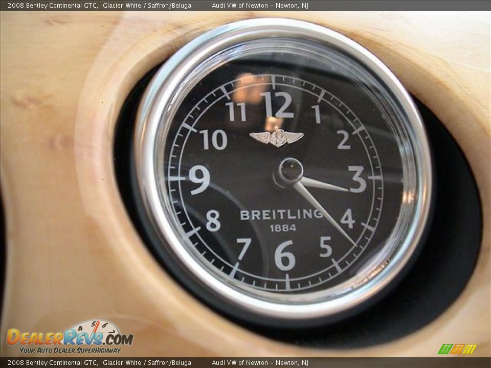 2008 Bentley Continental GTC Glacier White / Saffron/Beluga Photo #27