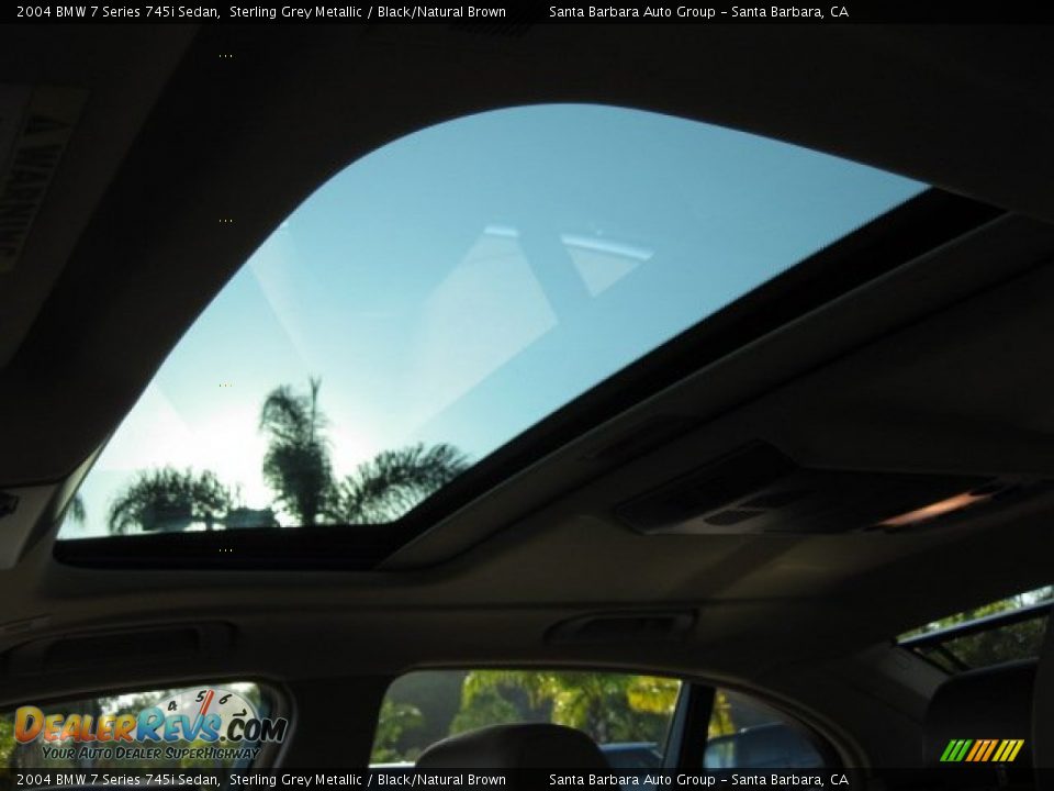 Sunroof of 2004 BMW 7 Series 745i Sedan Photo #10