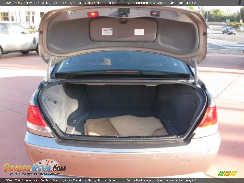 2004 BMW 7 Series 745i Sedan Trunk Photo #13