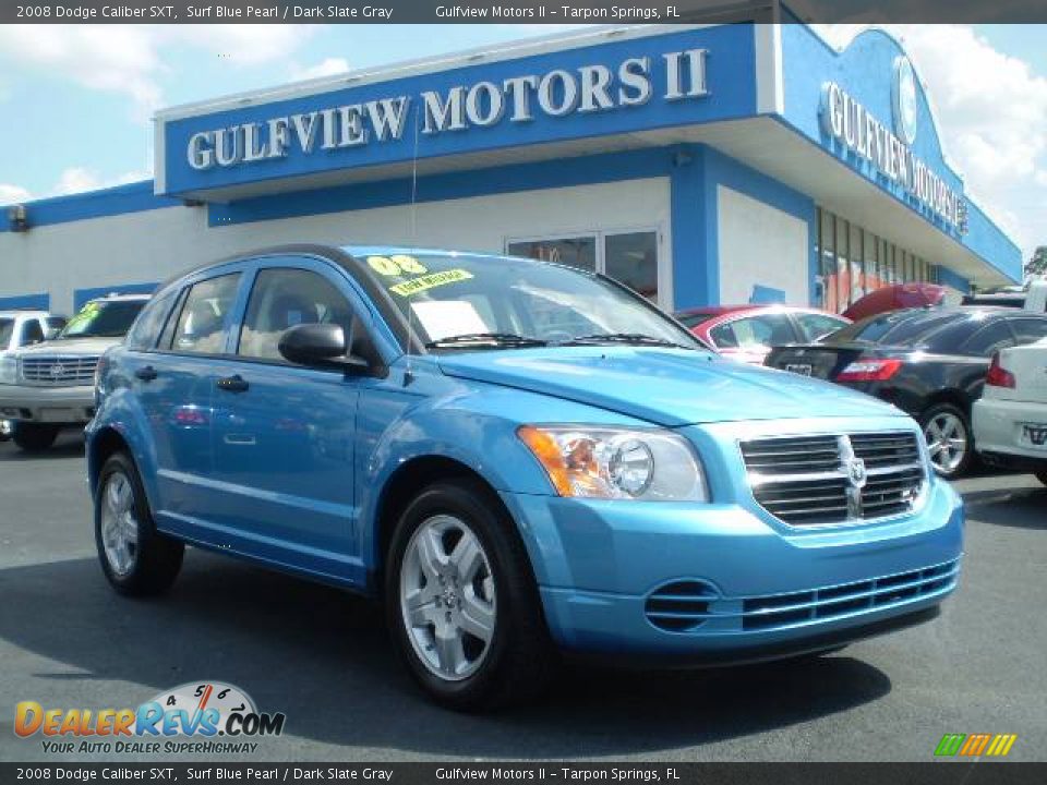 2008 Dodge Caliber SXT Surf Blue Pearl / Dark Slate Gray Photo #1