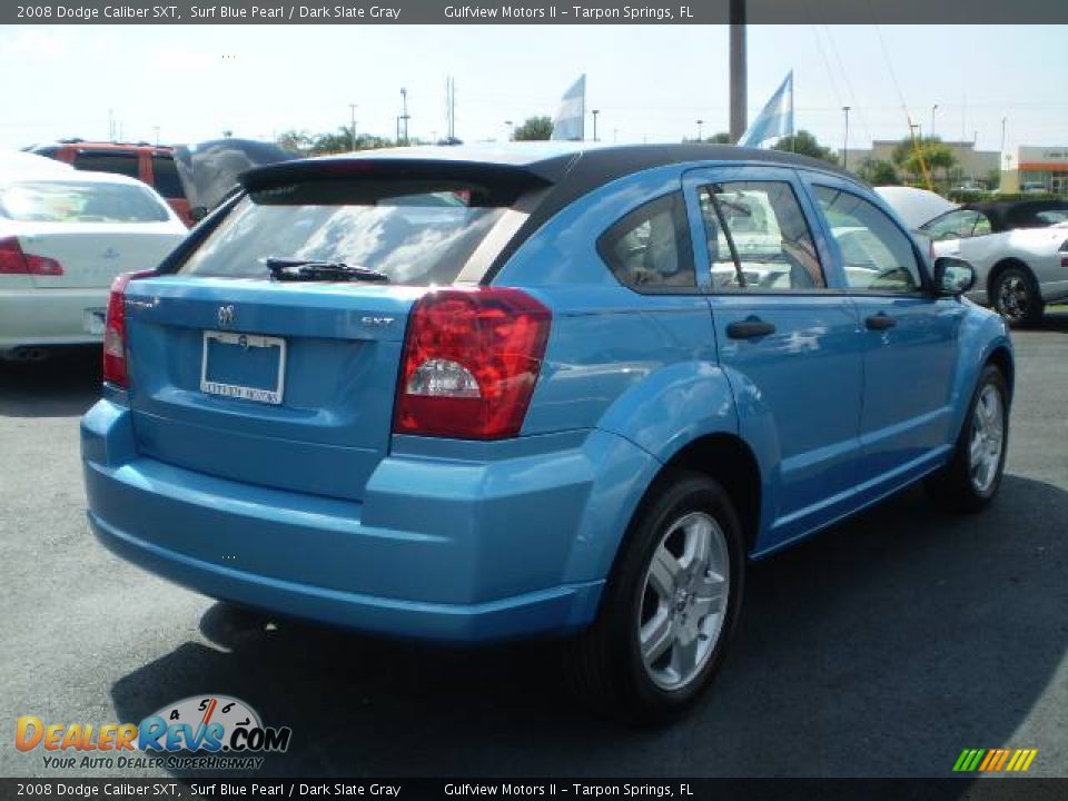 2008 Dodge Caliber SXT Surf Blue Pearl / Dark Slate Gray Photo #7