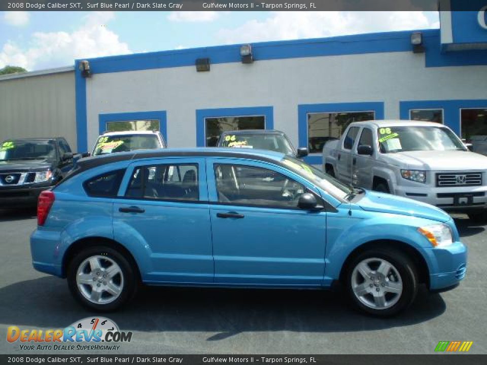 2008 Dodge Caliber SXT Surf Blue Pearl / Dark Slate Gray Photo #8