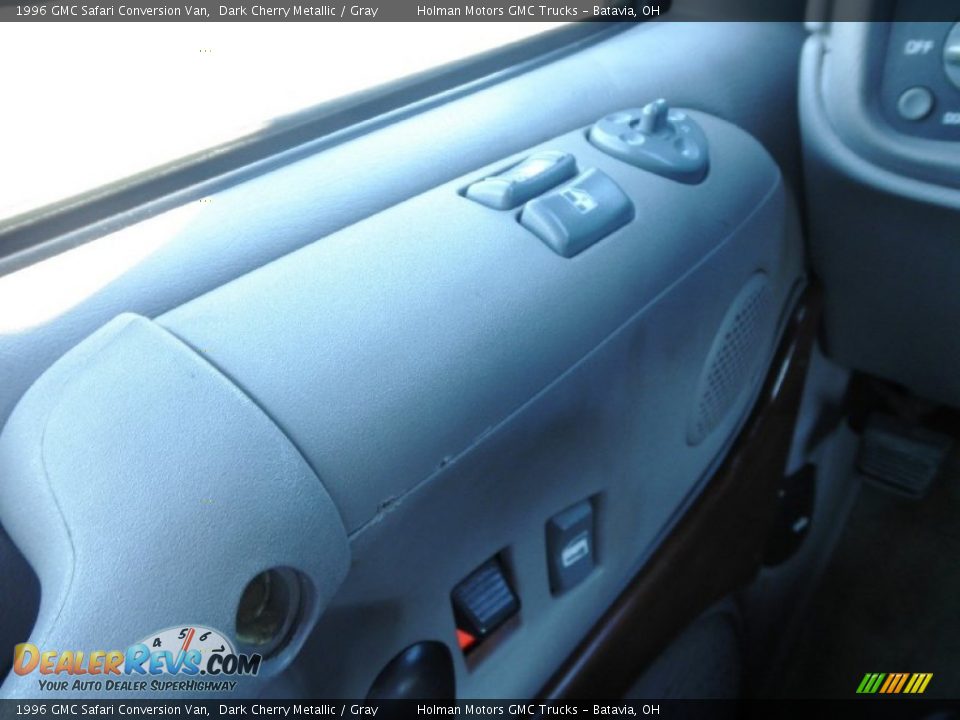 1996 GMC Safari Conversion Van Dark Cherry Metallic / Gray Photo #10