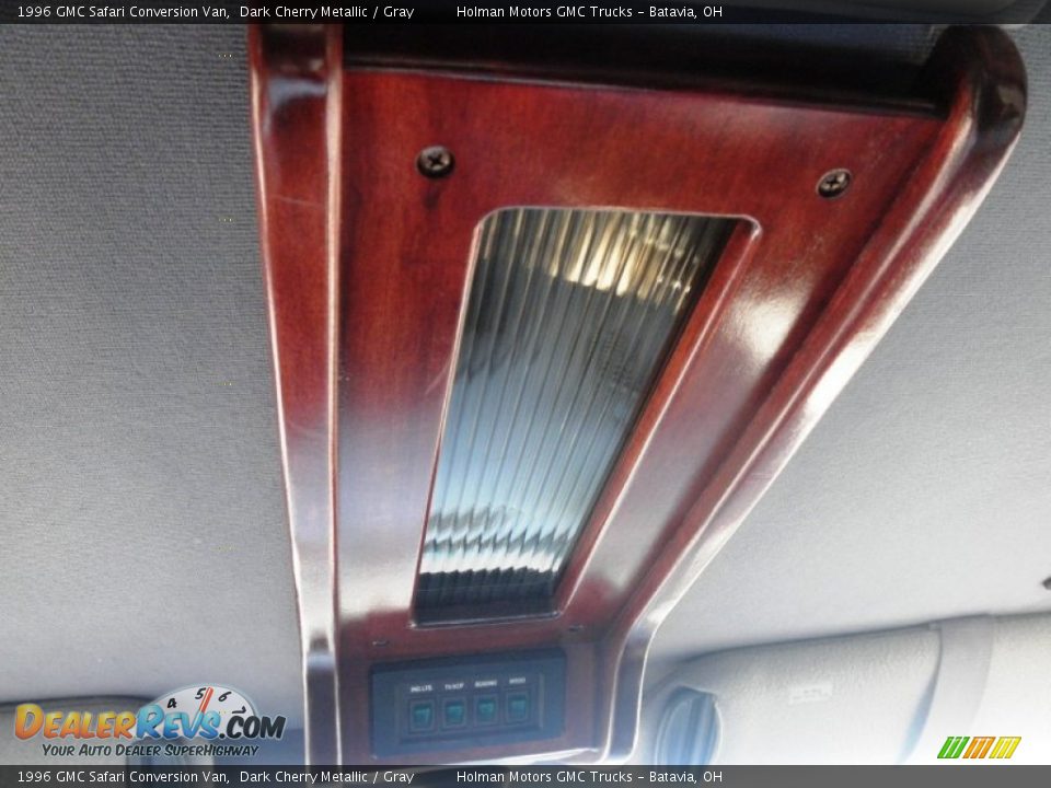 1996 GMC Safari Conversion Van Dark Cherry Metallic / Gray Photo #11